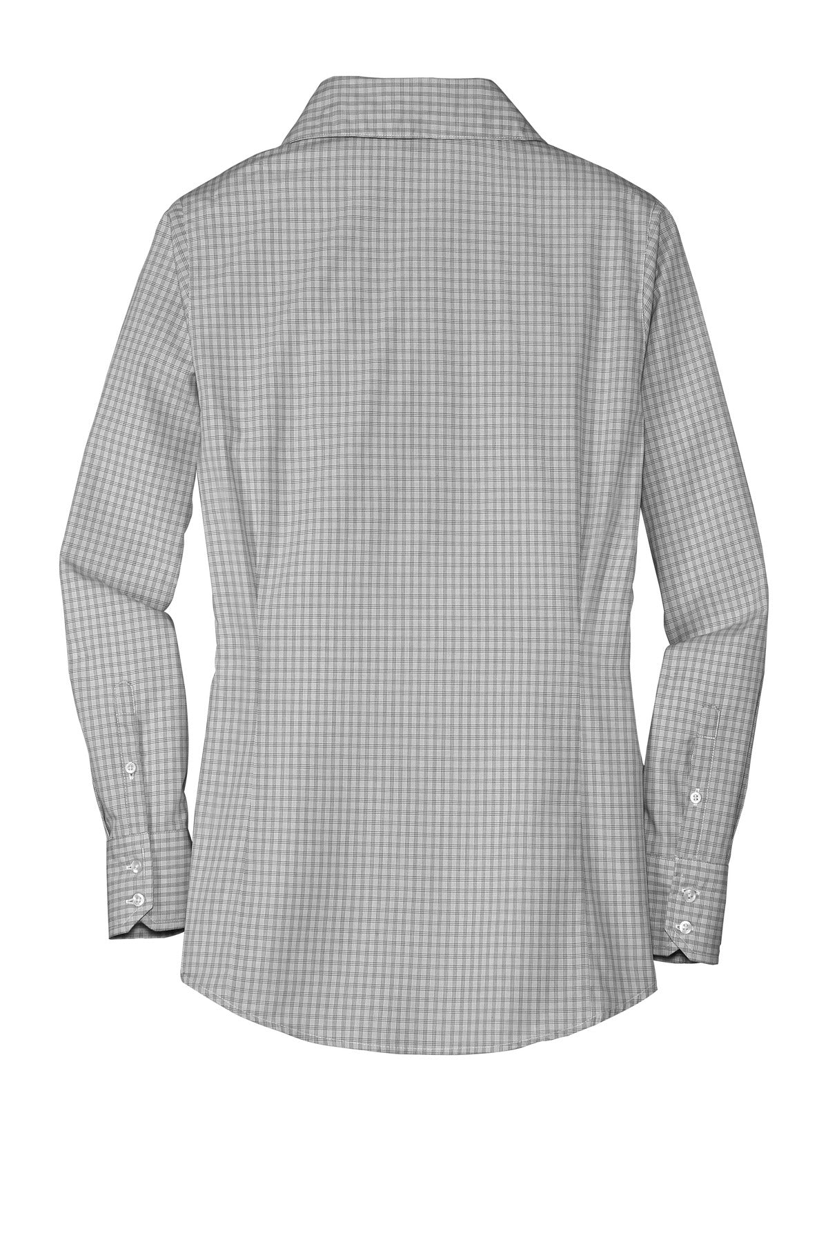 Port Authority Ladies Plaid Pattern Easy Care Shirt. L639