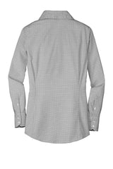 Port Authority Ladies Plaid Pattern Easy Care Shirt. L639
