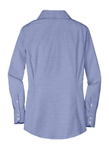 Port Authority Ladies Plaid Pattern Easy Care Shirt. L639