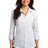 Port Authority Ladies 3/4-Sleeve Micro Tattersall Easy Care Shirt. LW643 Womens Apparel Shirts & Tops