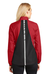 Port Authority Ladies Zephyr Reflective Hit Full-Zip Jacket. L345