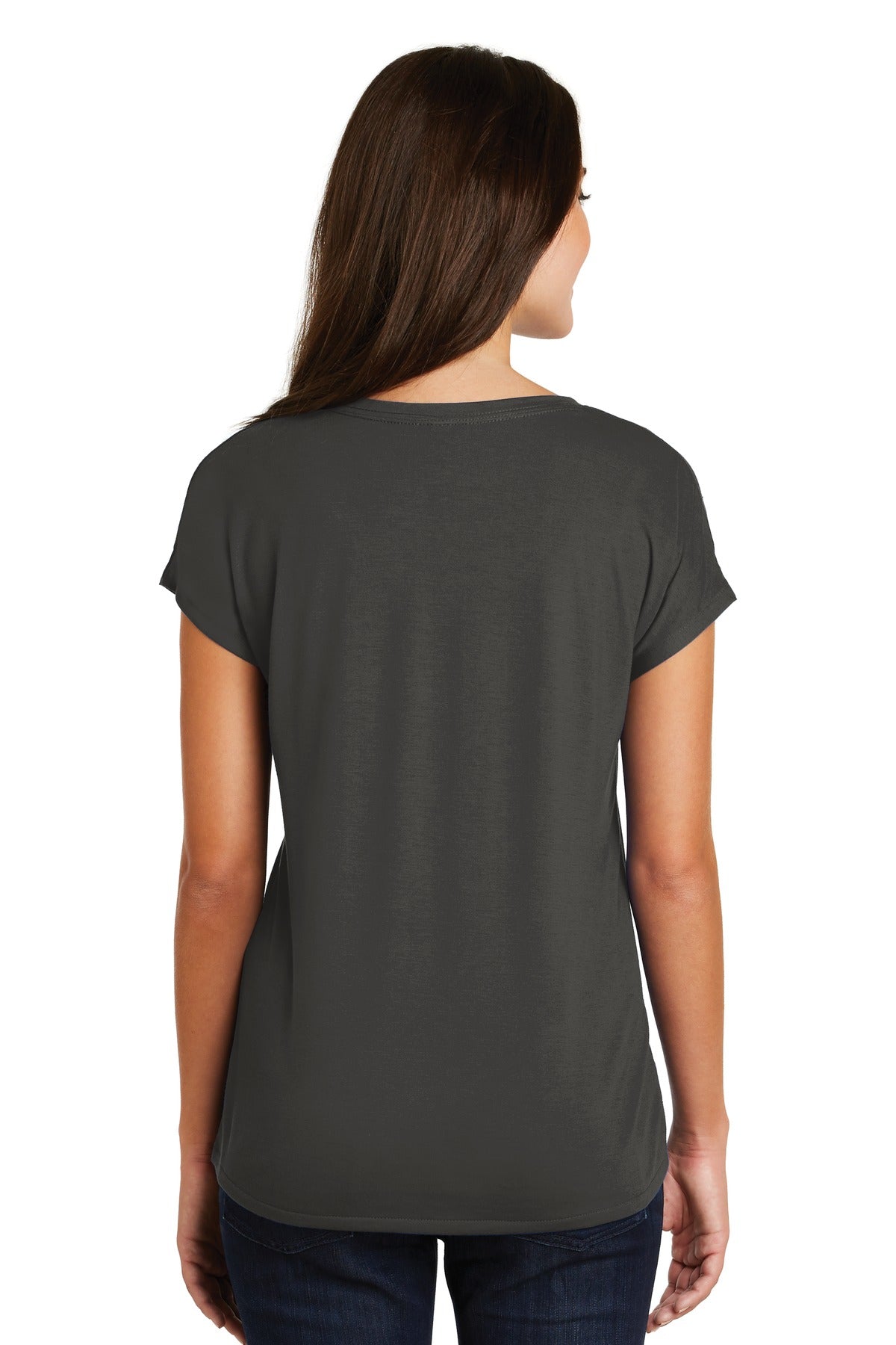 District Women's Drapey Dolman Tee. DM412 District