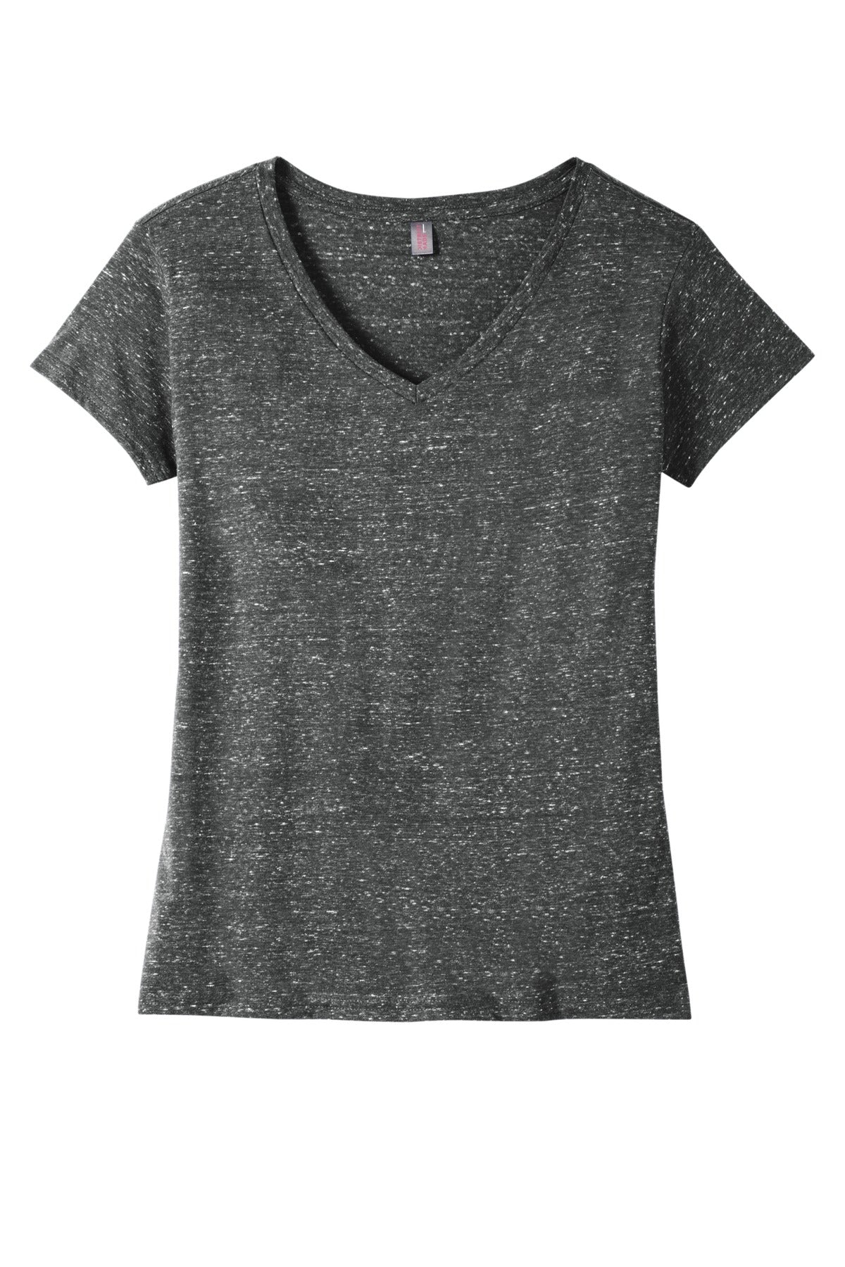 District Women's Cosmic V-Neck Tee. DM465 District