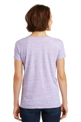 District Women's Cosmic V-Neck Tee. DM465 District