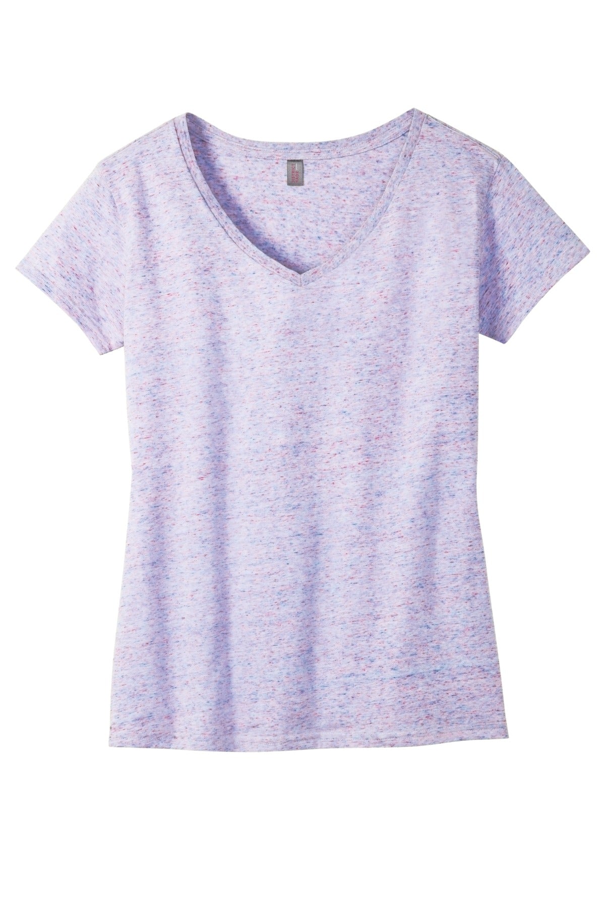 District Women's Cosmic V-Neck Tee. DM465 District