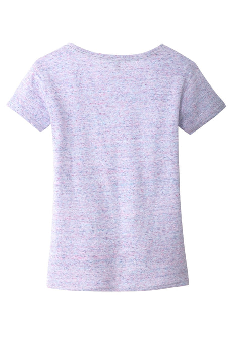 District Women's Cosmic V-Neck Tee. DM465 District