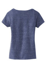 District Women's Cosmic V-Neck Tee. DM465 District
