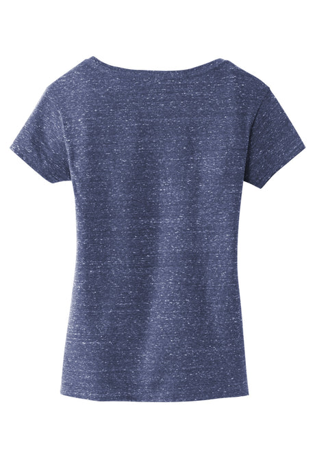 District Women's Cosmic V-Neck Tee. DM465 District