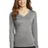 Sport-Tek Women's Long Sleeve Heather Contender V-Neck Tee LST360LS Womens Apparel Shirts & Tops