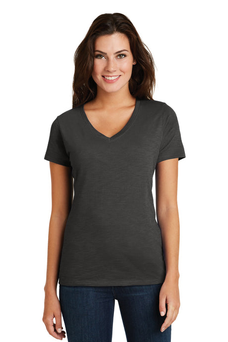 District Women's Super Slub V-Neck Tee DM3501 District