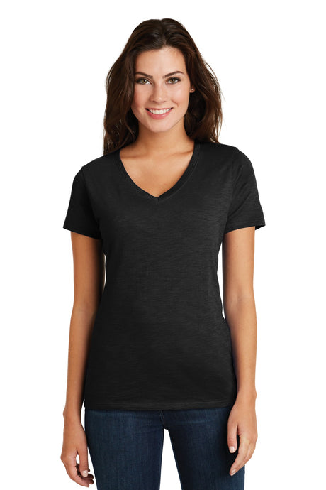 District Women's Super Slub V-Neck Tee DM3501 District