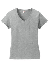 Anvil Ladies 100% Combed Ring Spun Cotton V-Neck T-Shirt. 88VL Anvil