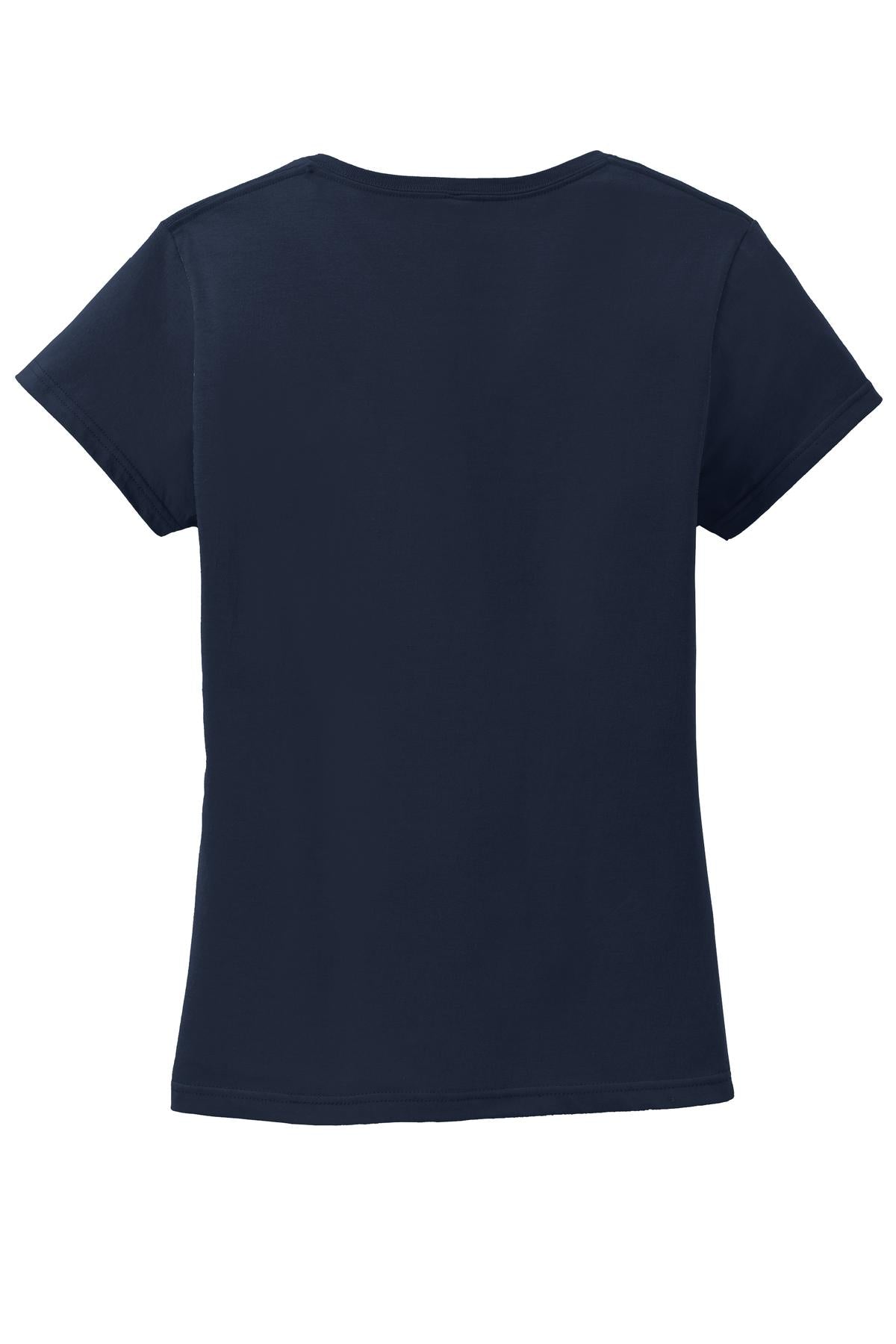 Anvil Ladies 100% Combed Ring Spun Cotton V-Neck T-Shirt. 88VL Anvil