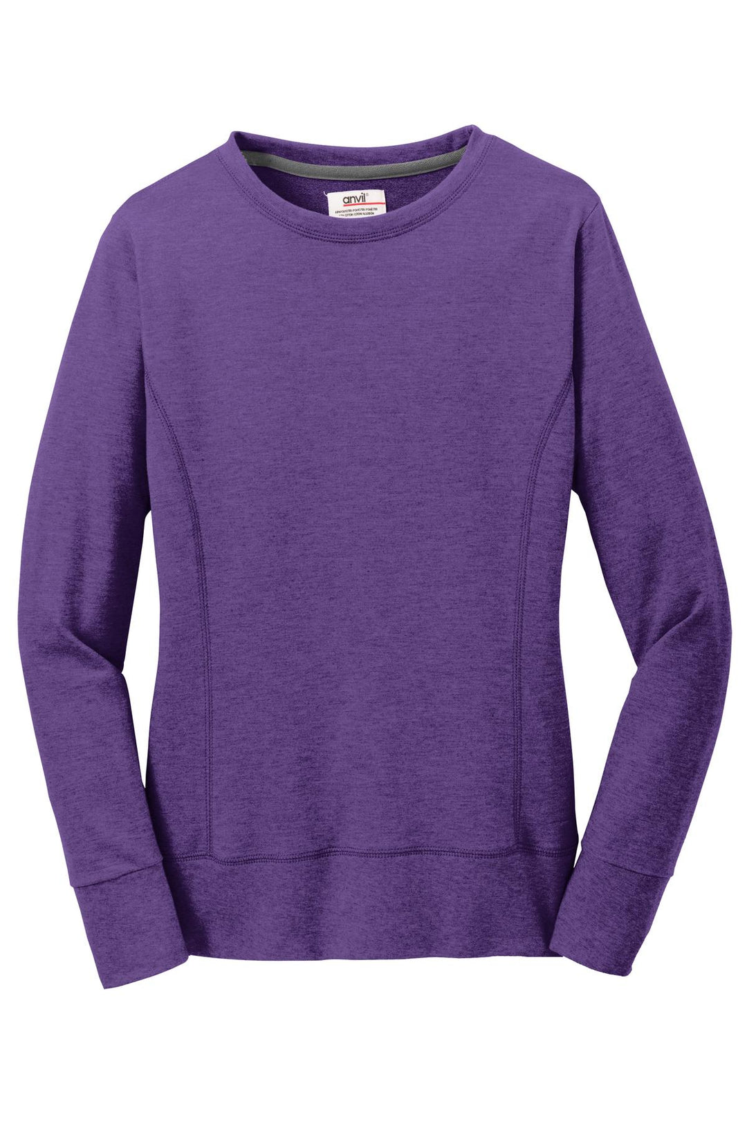 Anvil Ladies French Terry Crewneck Sweatshirt. 72000L Anvil