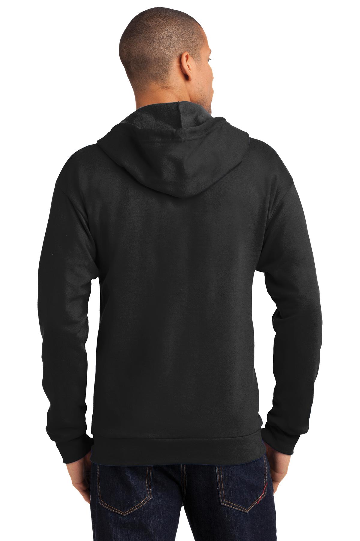 Anvil Full-Zip Hooded Sweatshirt. 71600 Anvil