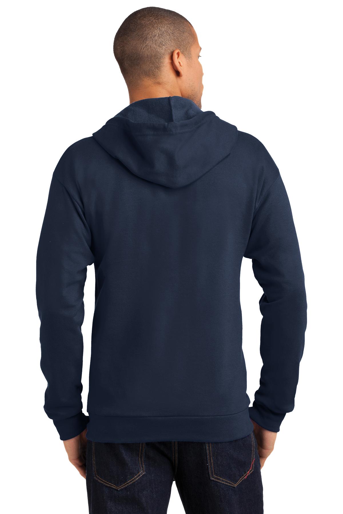 Anvil Full-Zip Hooded Sweatshirt. 71600 Anvil