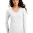 District Juniors The Concert Tee Long Sleeve V-Neck. DT5201 District