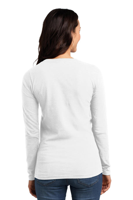 District Juniors The Concert Tee Long Sleeve V-Neck. DT5201 District