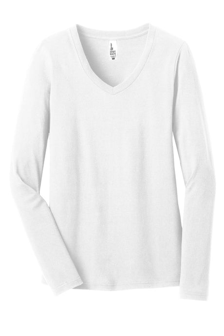 District Juniors The Concert Tee Long Sleeve V-Neck. DT5201 District
