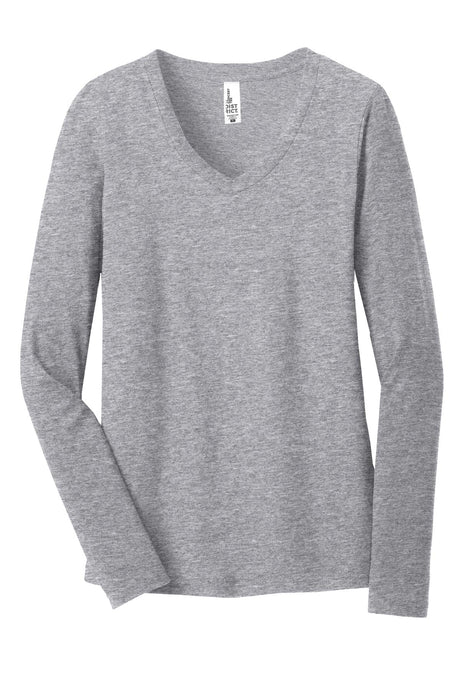 District Juniors The Concert Tee Long Sleeve V-Neck. DT5201 District