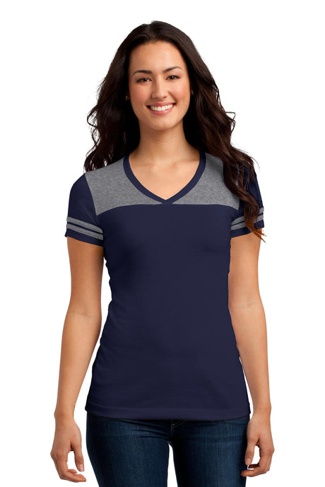 District Juniors Varsity V-Neck Tee. DT264 District