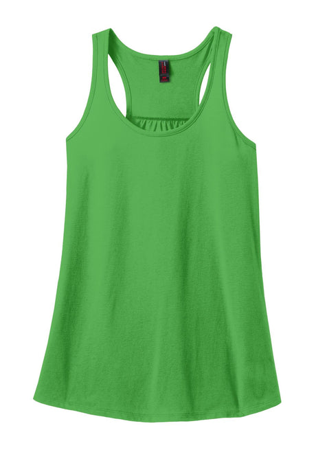 District Made Ladies 60/40 Gathered Racerback Tank. DM420 District