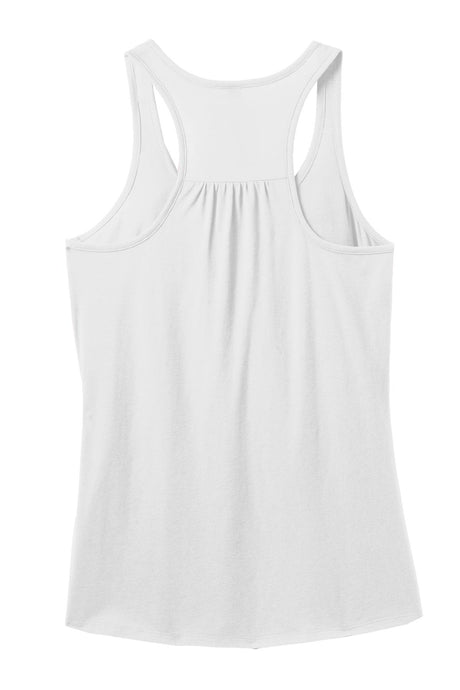 District Made Ladies 60/40 Gathered Racerback Tank. DM420 District