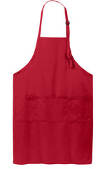Port Authority Easy Care Extra Long Bib Apron with Stain Release