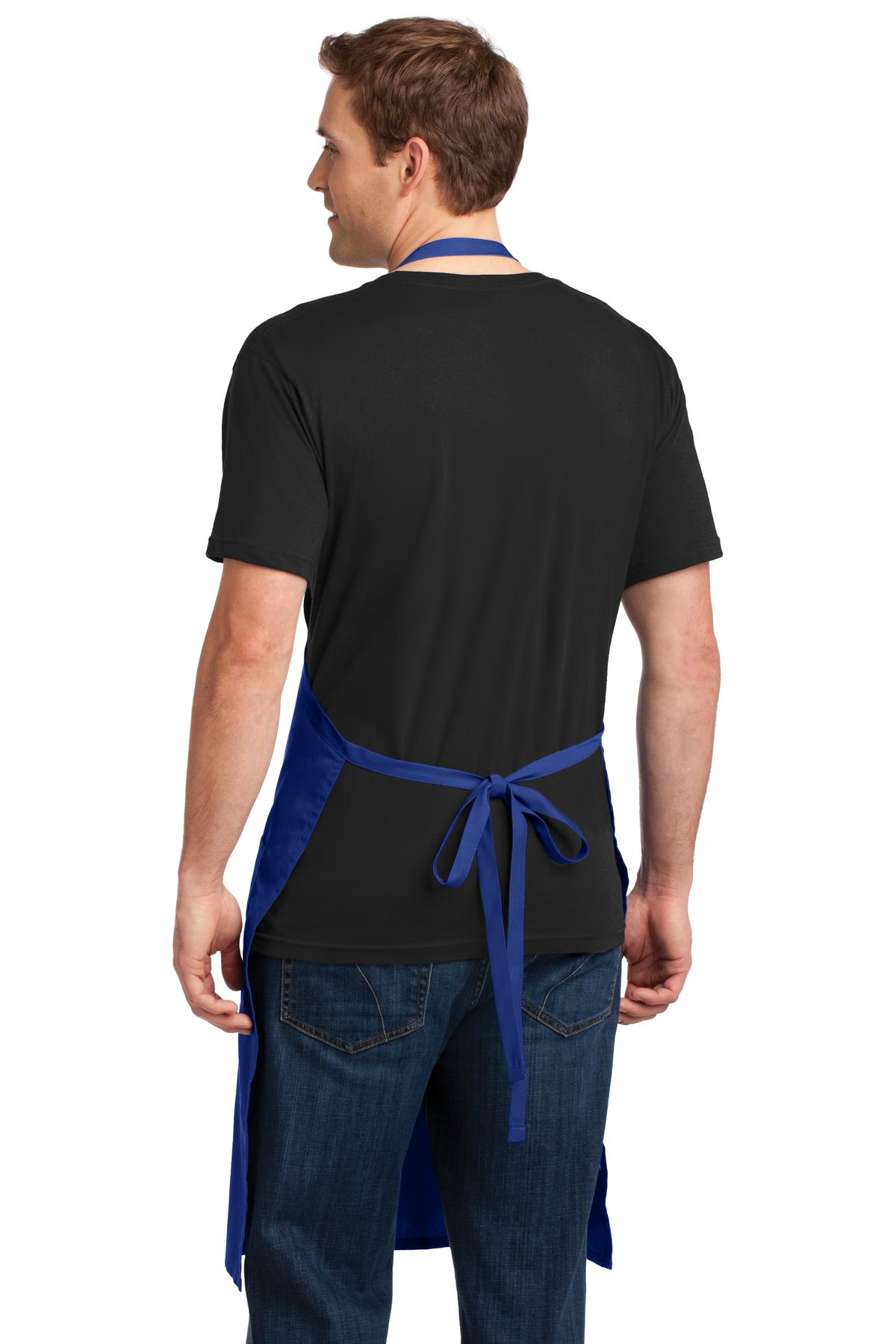 Port Authority Easy Care Extra Long Bib Apron with Stain Release