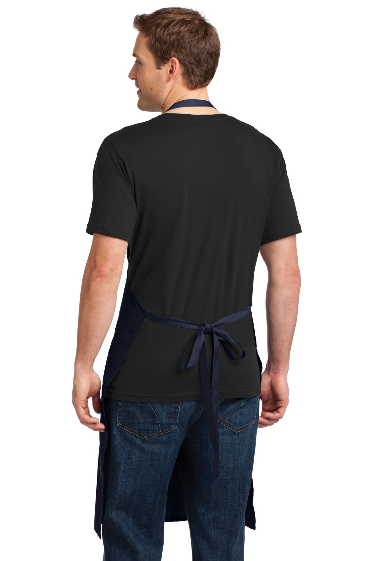 Port Authority Easy Care Extra Long Bib Apron with Stain Release