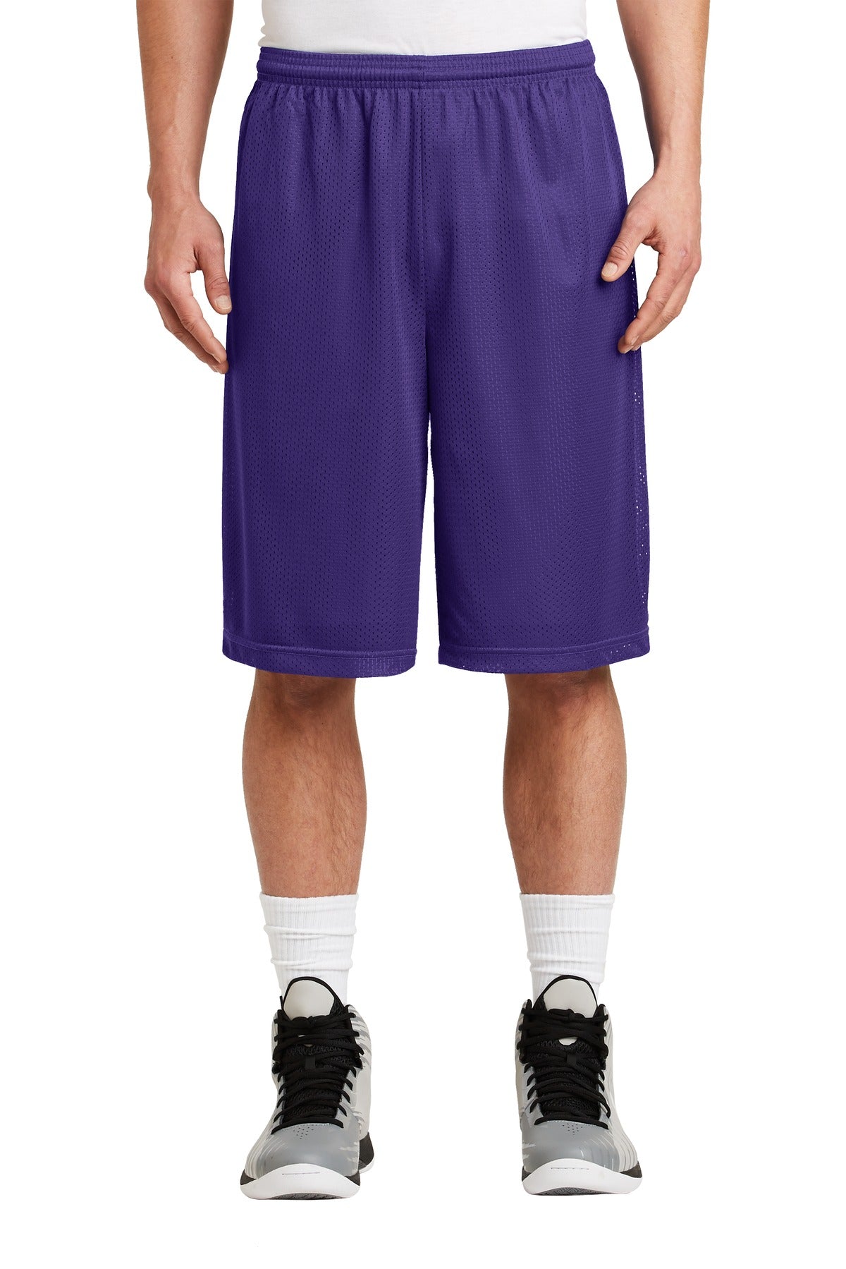 Sport-Tek Men's Extra Long PosiCharge Classic Mesh Shorts ST511