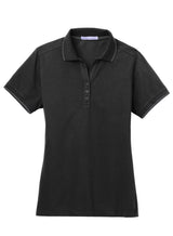 Port Authority Ladies Rapid Dry Tipped Polo. L454