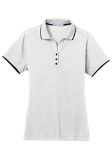Port Authority Ladies Rapid Dry Tipped Polo. L454