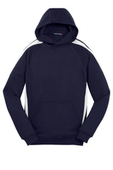 Sport-Tek Youth Sleeve Stripe Pullover Hooded Sweatshirt YST265