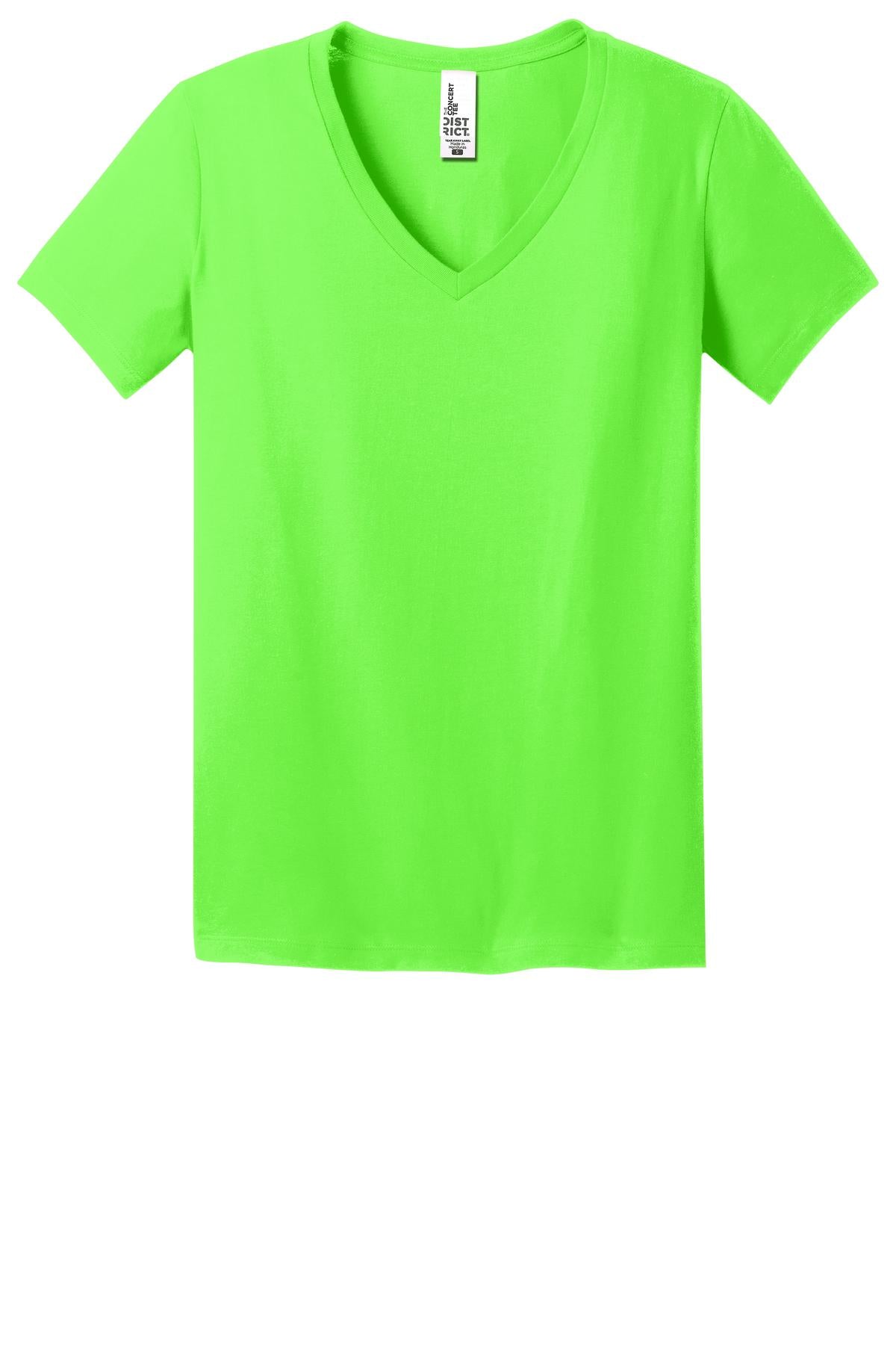 District - Juniors The Concert Tee V-Neck. DT5501 District