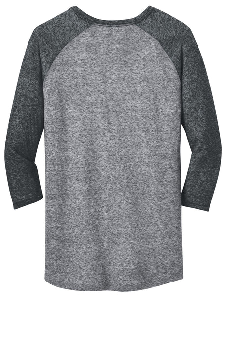District Young Men's Microburn 3/4-Sleeve Raglan Tee. DT162 District