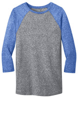 District Young Men's Microburn 3/4-Sleeve Raglan Tee. DT162 District