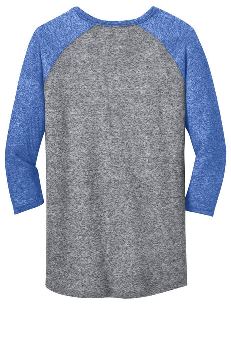 District Young Men's Microburn 3/4-Sleeve Raglan Tee. DT162 District