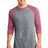 District Young Men's Microburn 3/4-Sleeve Raglan Tee. DT162 District