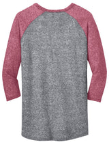 District Young Men's Microburn 3/4-Sleeve Raglan Tee. DT162 District