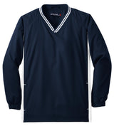 Sport-Tek Youth Tipped V-Neck Raglan Wind Shirt YST62