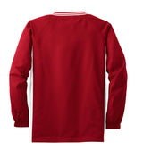 Sport-Tek Youth Tipped V-Neck Raglan Wind Shirt YST62
