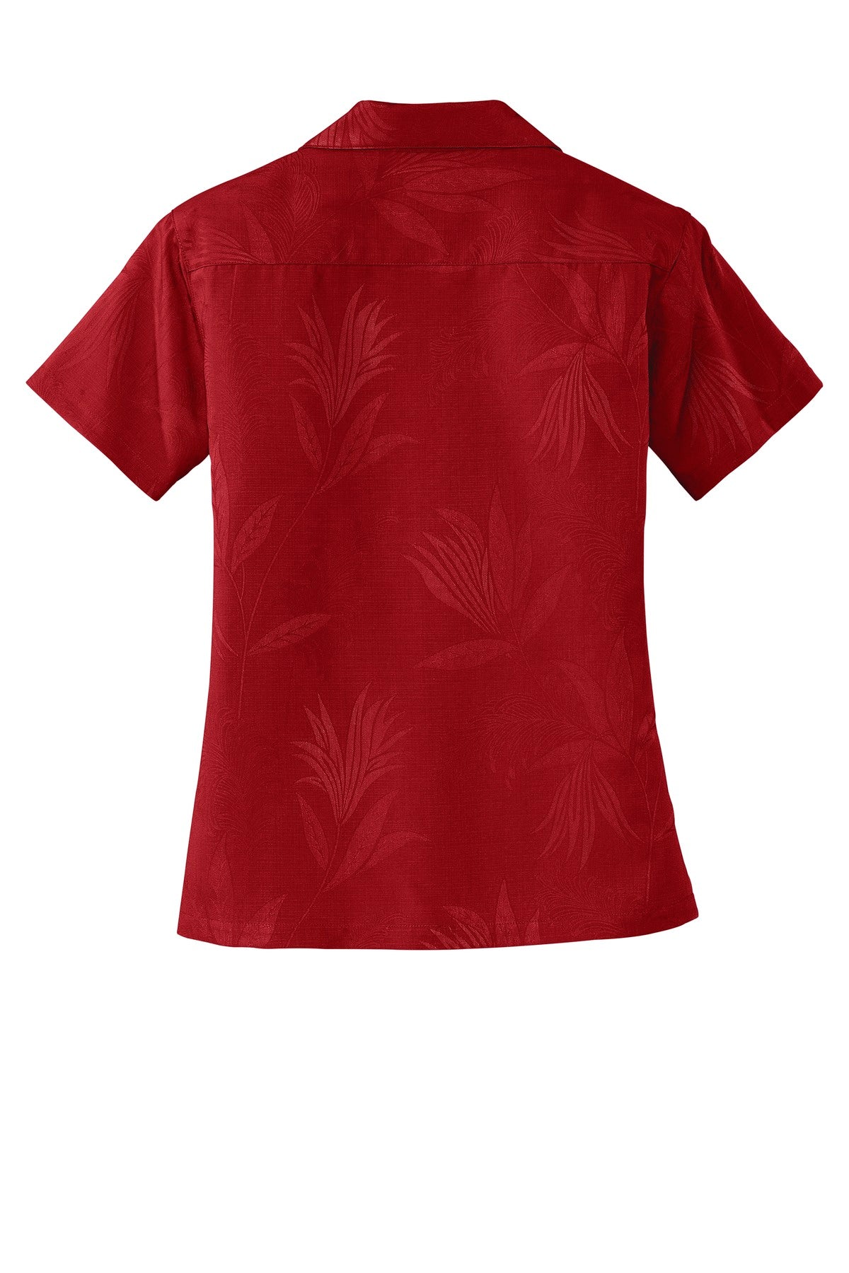 Port Authority Ladies Patterned Easy Care Camp Shirt. L536