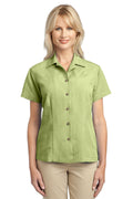 Port Authority Ladies Patterned Easy Care Camp Shirt. L536