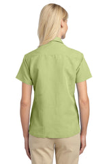 Port Authority Ladies Patterned Easy Care Camp Shirt. L536