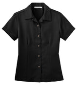 Port Authority Ladies Easy Care Camp Shirt. L535 Womens Apparel Shirts & Tops