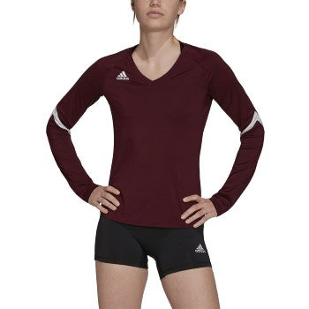 adidas Women's Long Sleeve Quickset Volleyball Jersey