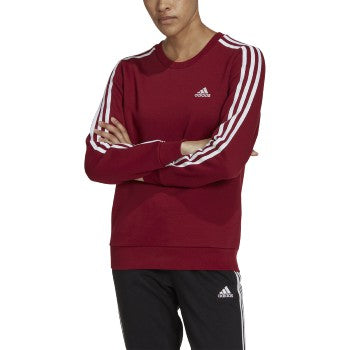 Adidas Women's Essentials 3-Stripes Fleece Sweatshirt