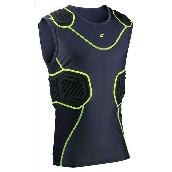 Champro Youth Bull Rush Compression Padded Shirt Football Padded Shirts Adult