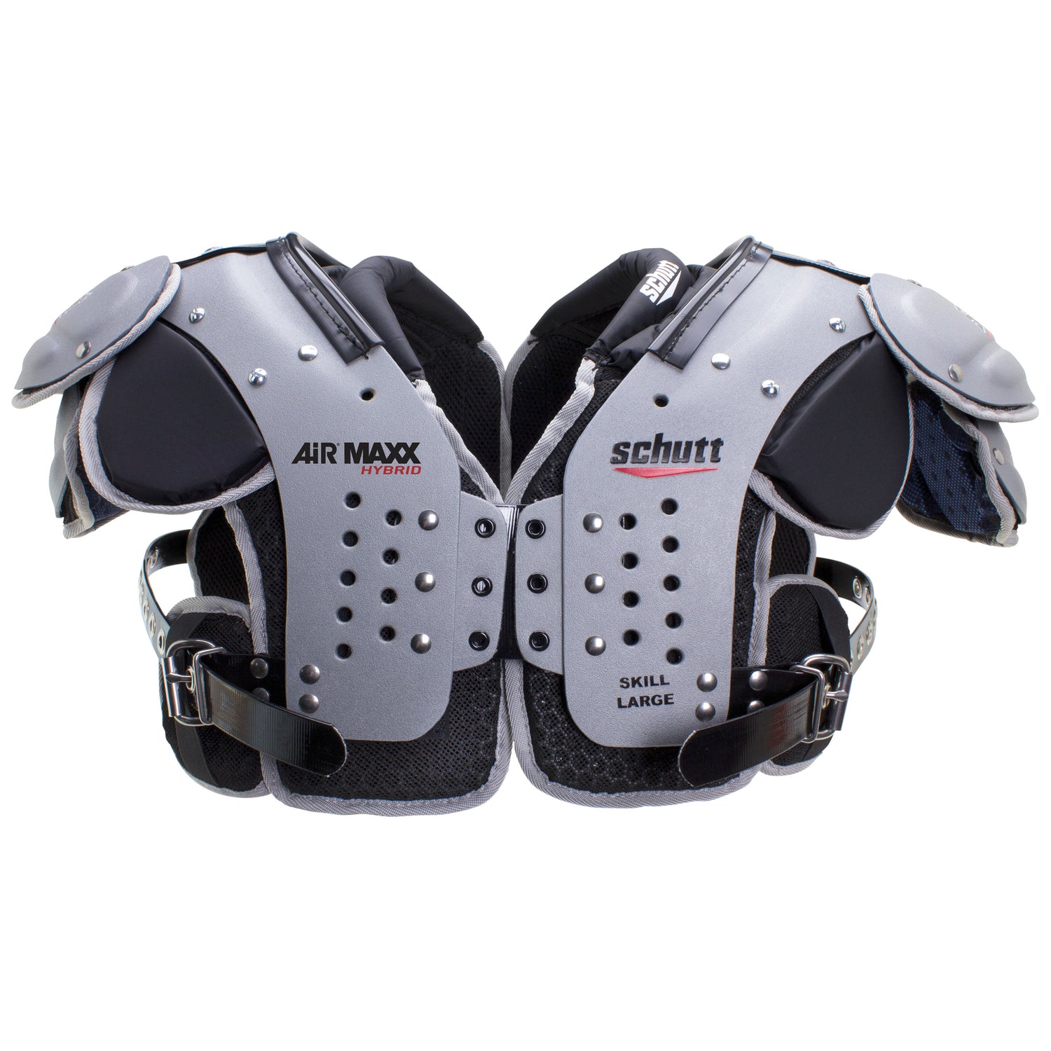 Schutt Men's AiR Maxx Hybrid Skill Shoulder Pads - RB, WR, DB Football Shoulder Pads Adult